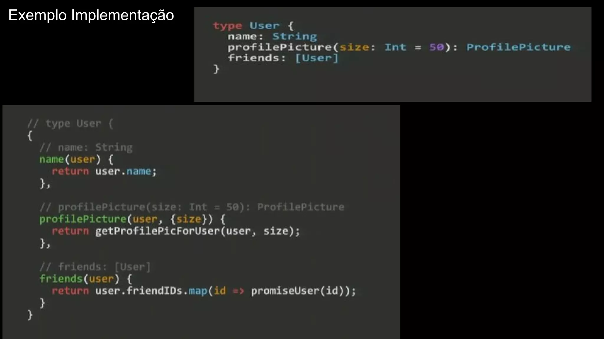 Exemplo Implementação
 