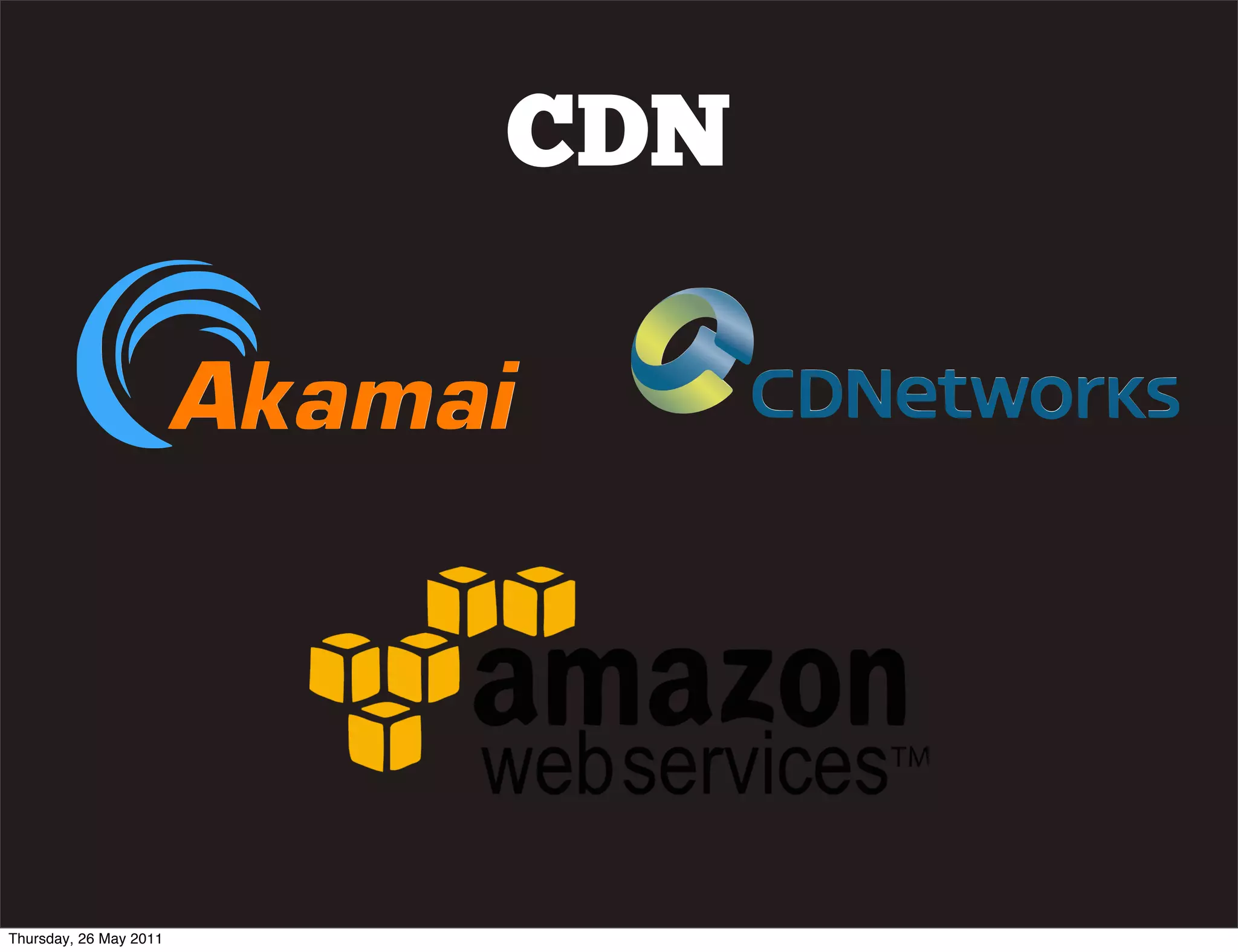 CDN




Thursday, 26 May 2011
 