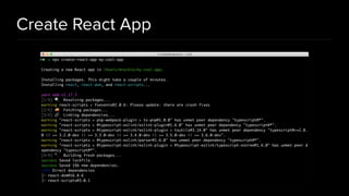 Create React App
 