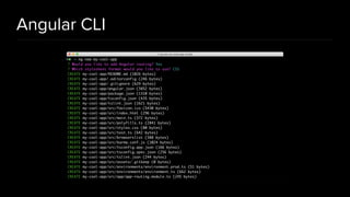 Angular CLI
 