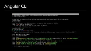 Angular CLI
 