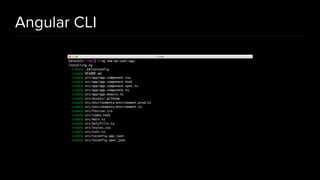 Angular CLI
 