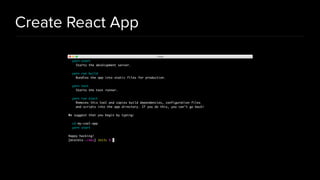 Create React App
 