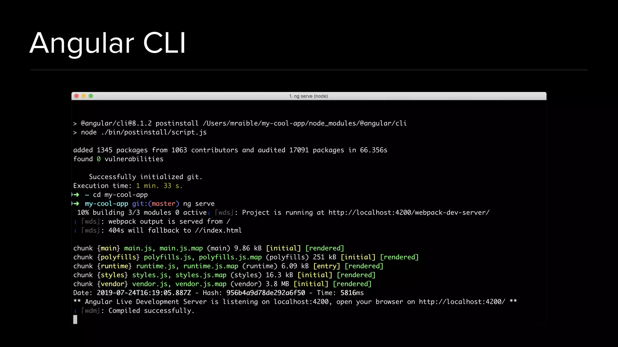 Angular CLI 