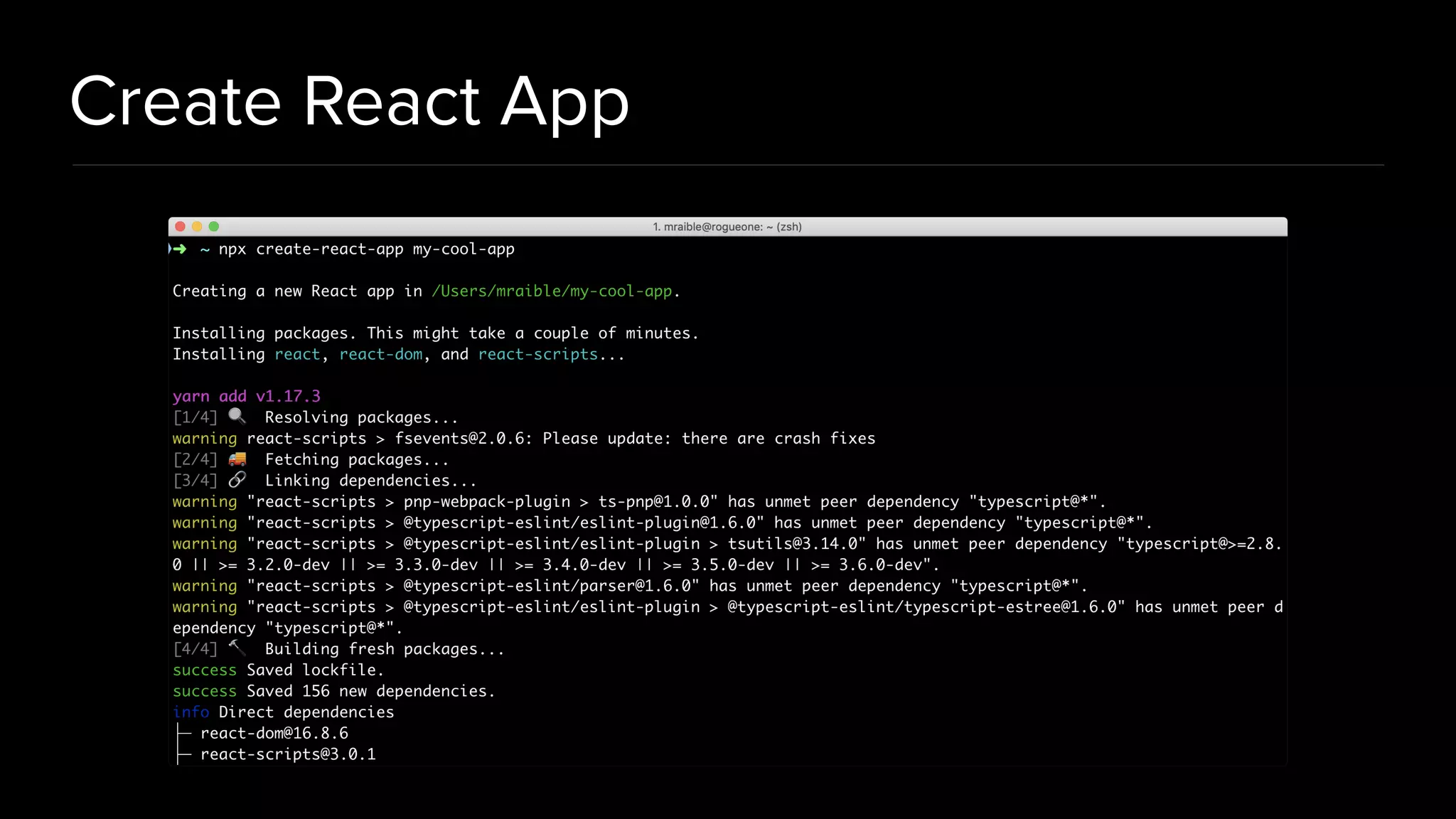 Create React App 