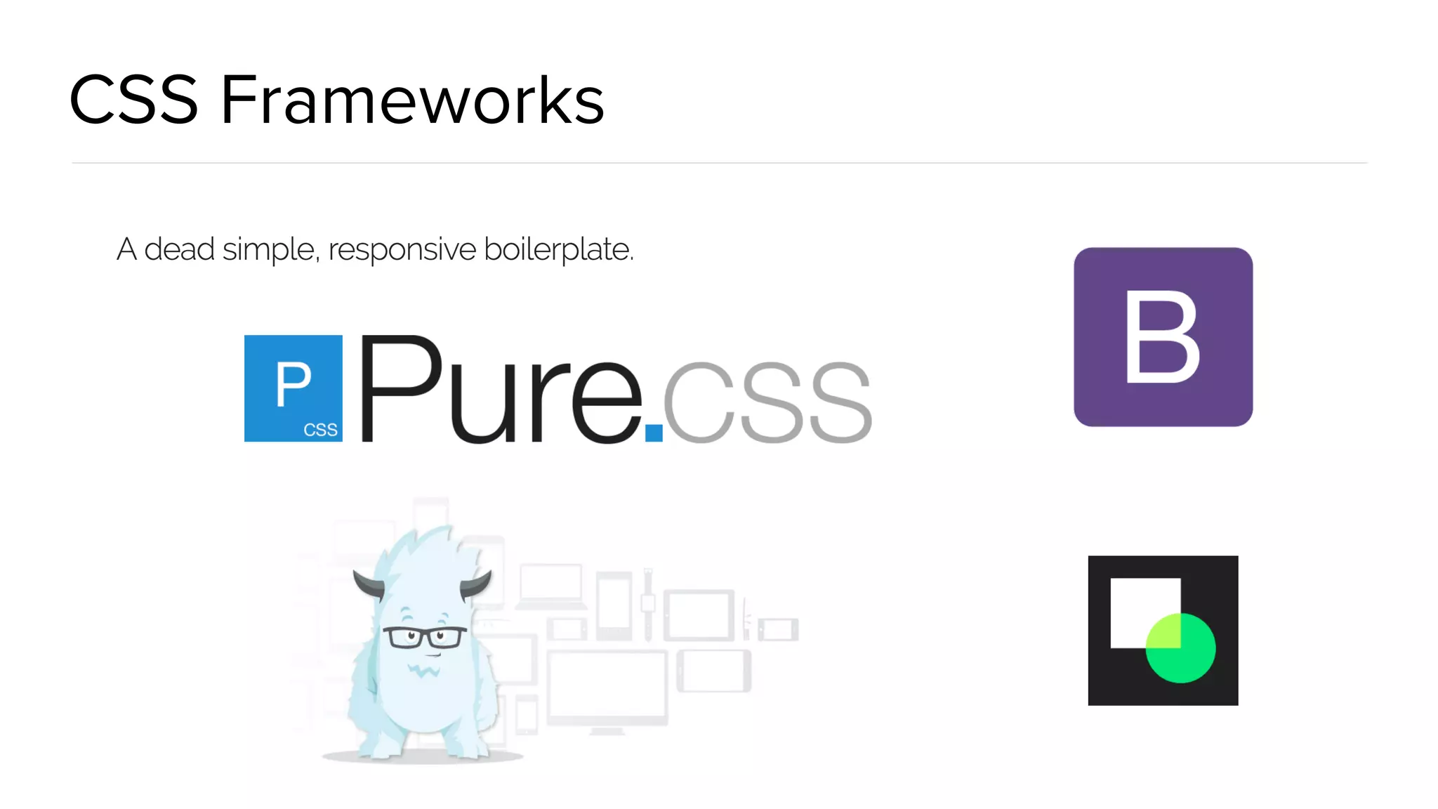CSS Frameworks 