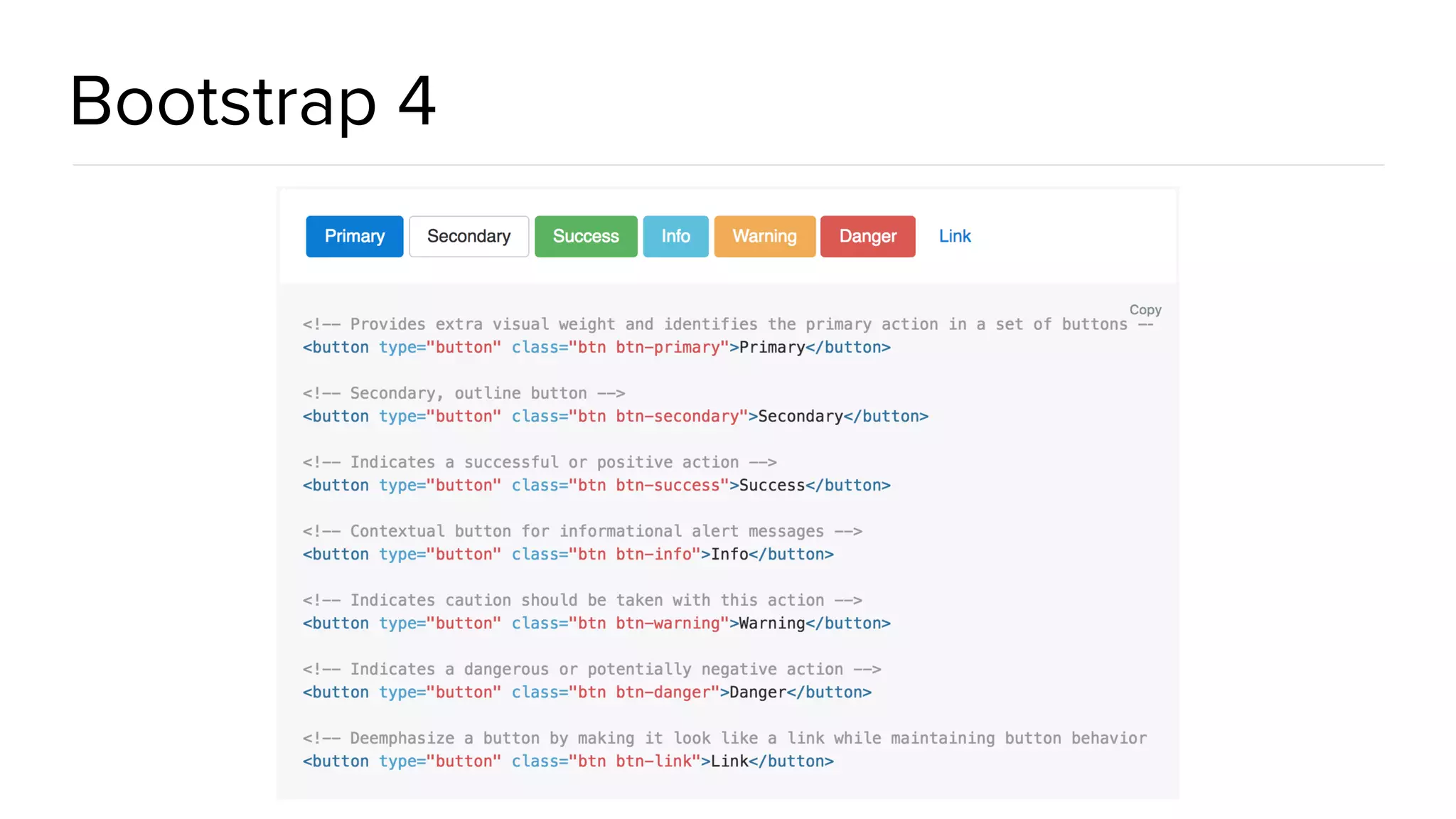 Bootstrap 4 