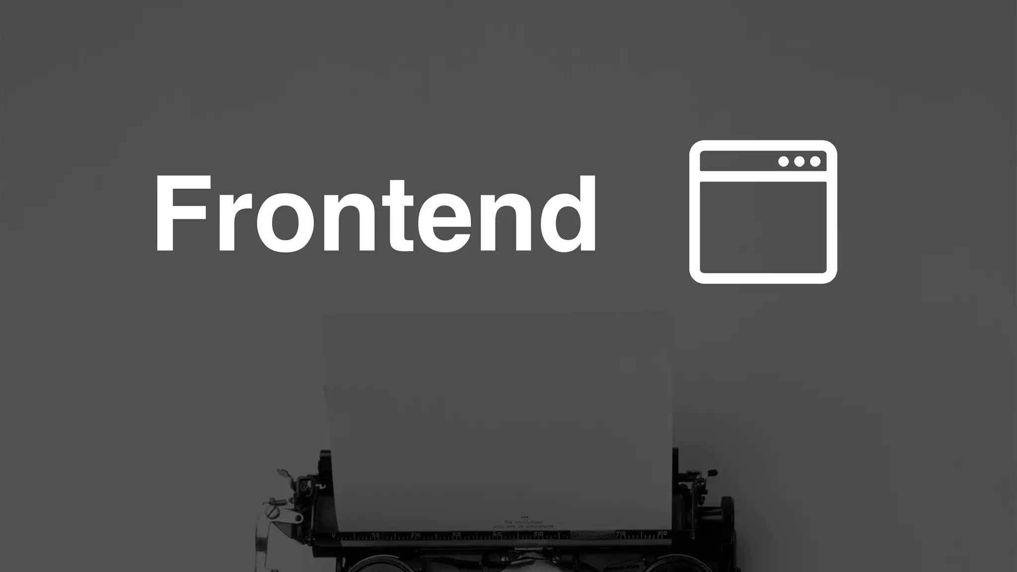 Frontend