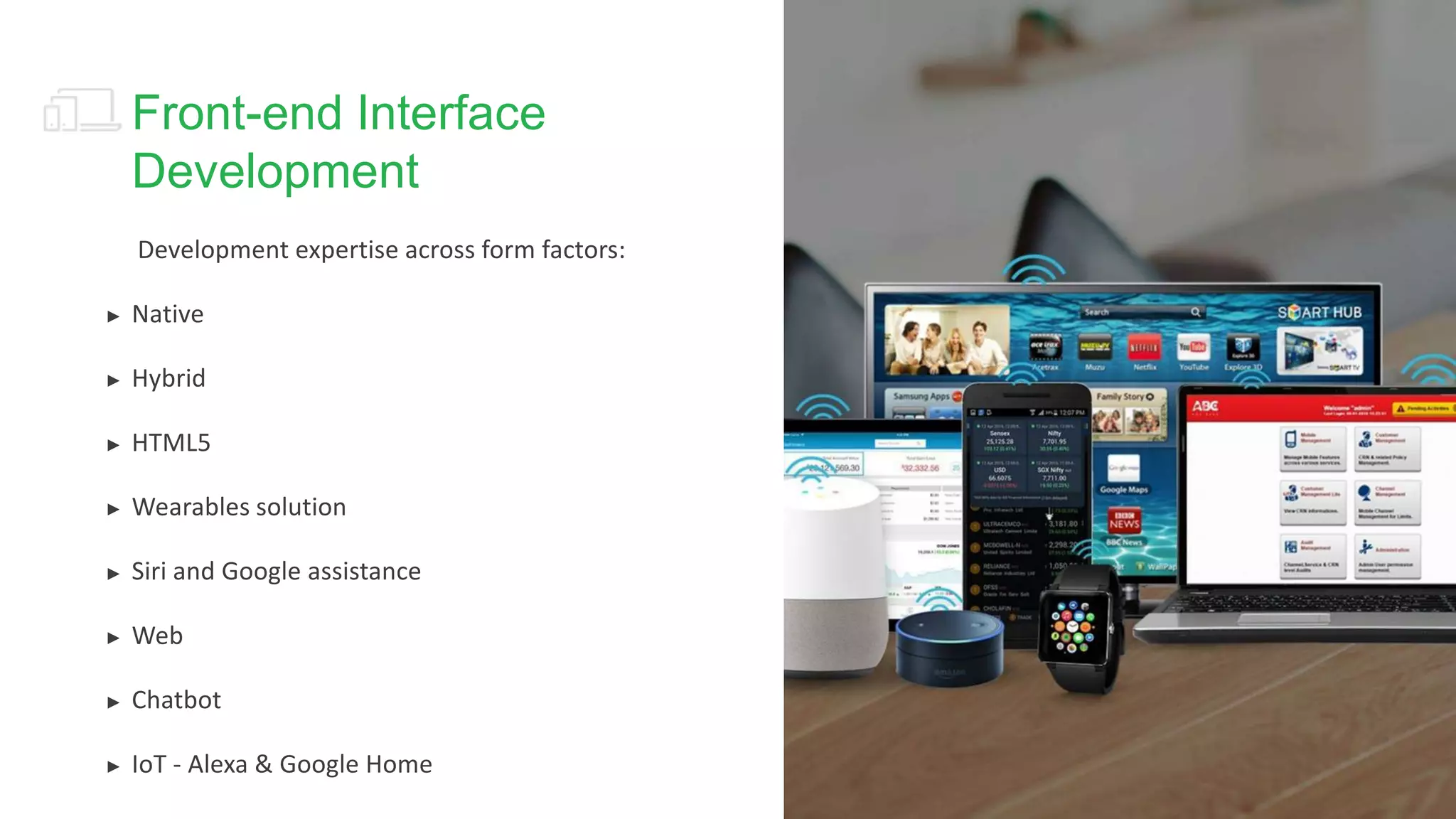 Front end interface development | PPT