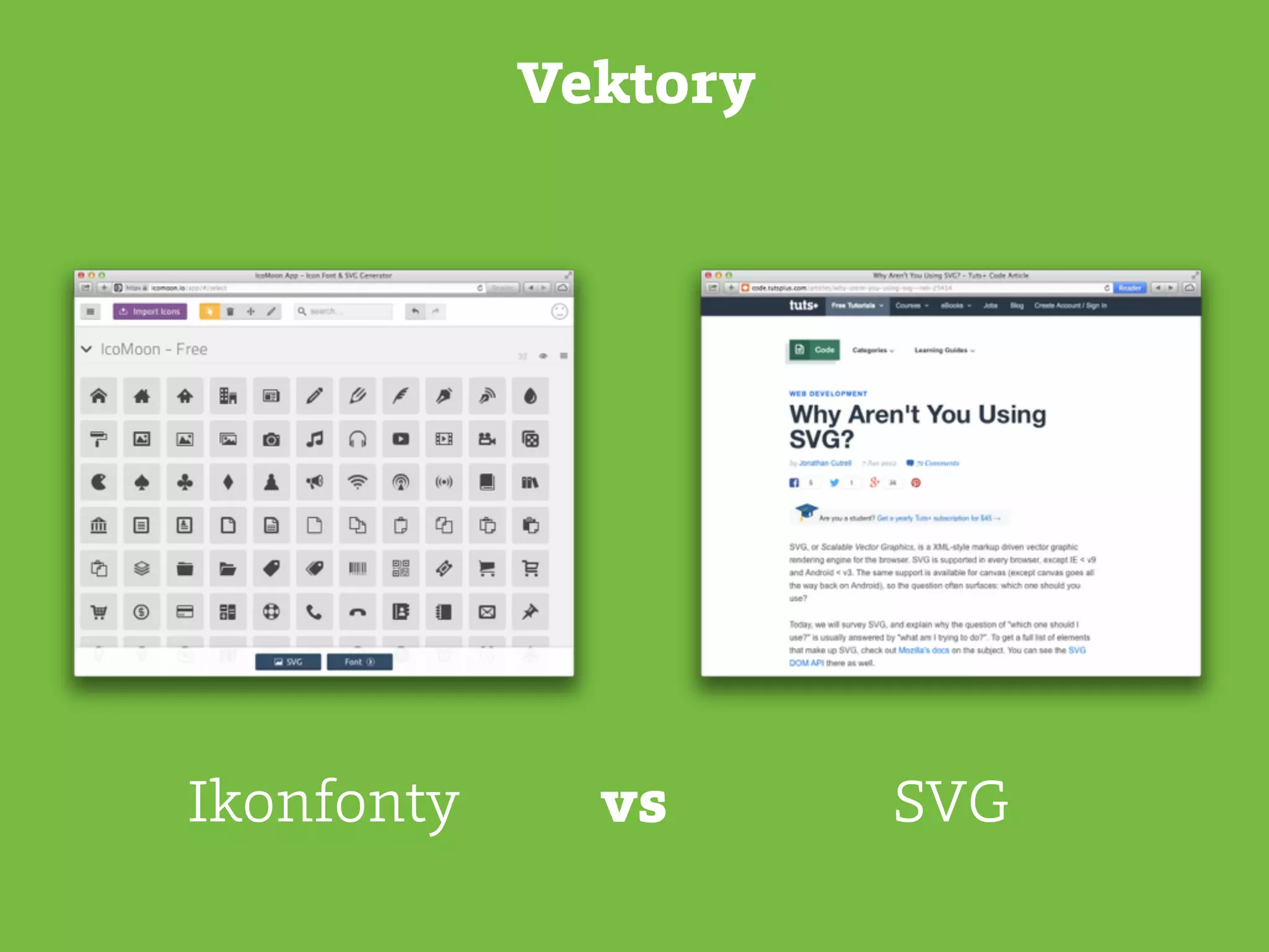 Vektory
vsIkonfonty SVG
 