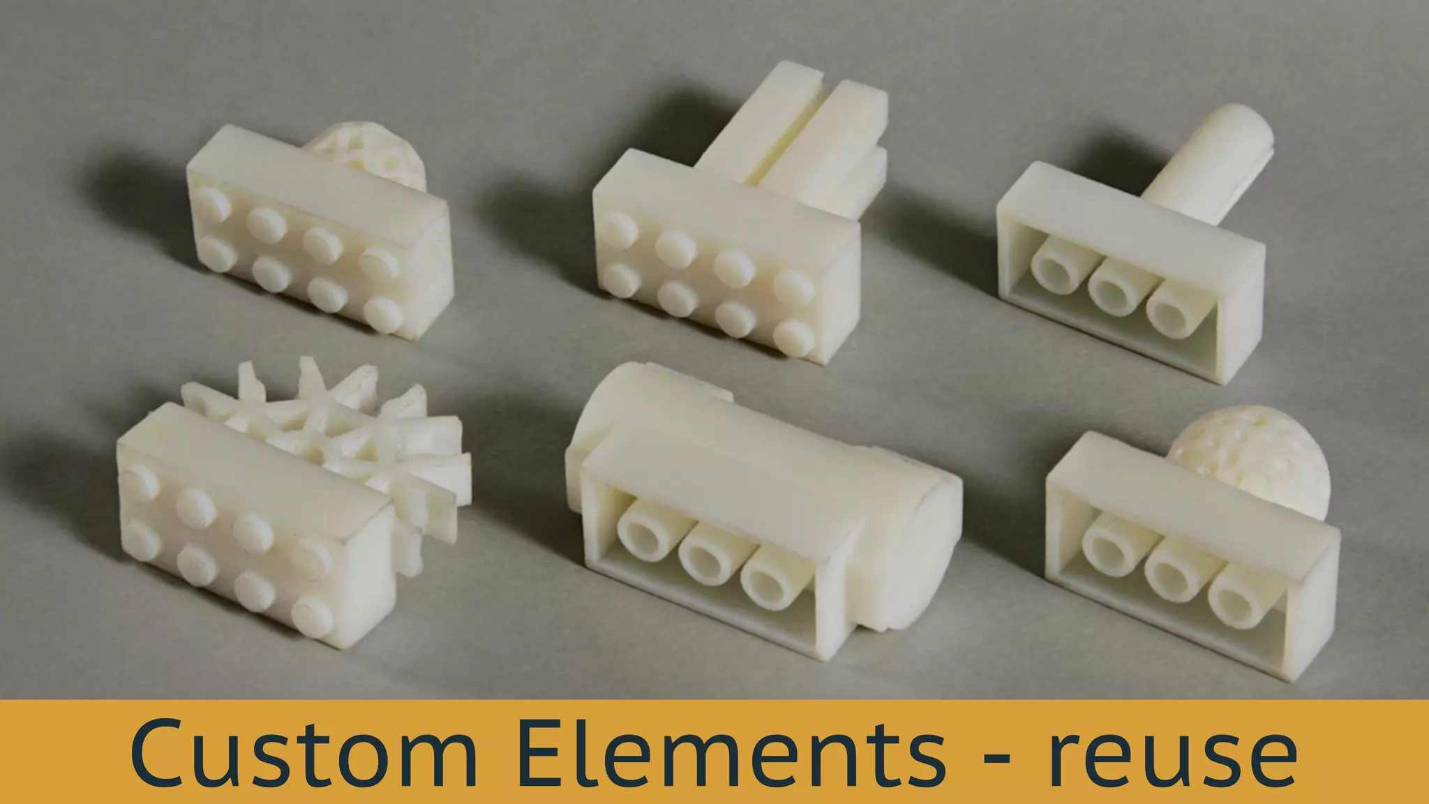 Custom Elements - reuse
 