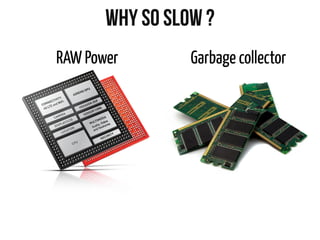 Why so slow ?
RAW Power Garbage collector
 