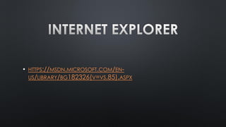 • HTTPS://MSDN.MICROSOFT.COM/EN-
US/LIBRARY/BG182326(V=VS.85).ASPX
 