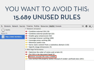 YOU WANT TO AVOID THIS:  
15.689 UNUSED RULES
 