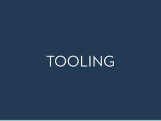 TOOLING
 