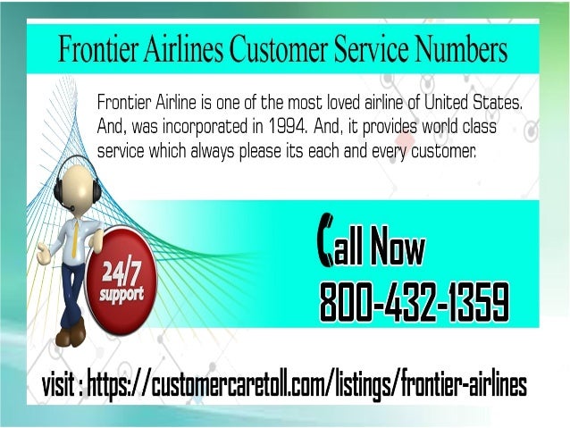 frontier airlines customer service numbers frontier customer service