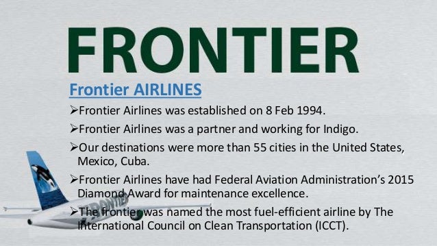 Frontier airlines customer support