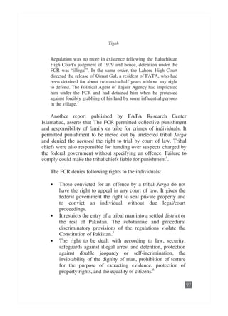 Frontier crimes regulation a case study of reforms process