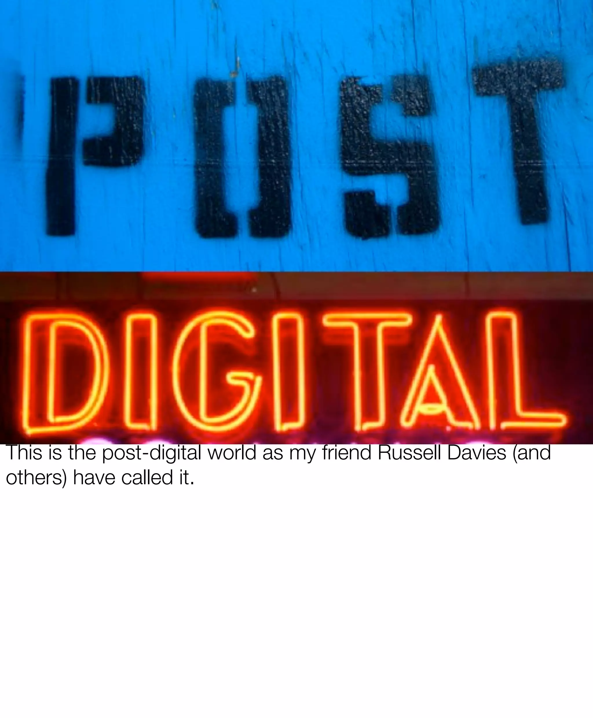 The New Negroponte Switch