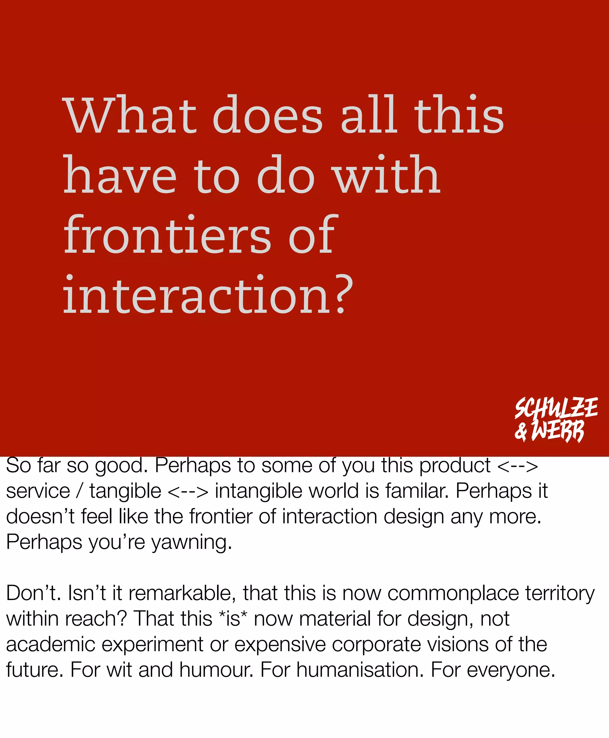 The New Negroponte Switch