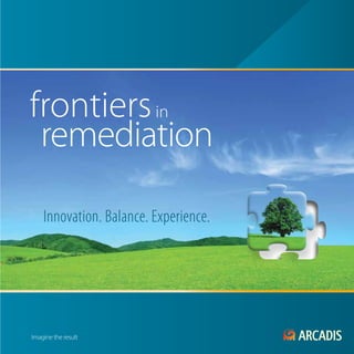 frontiers in
 remediation

    Innovation. Balance. Experience.




Imagine the result
 