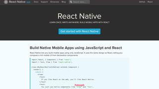 A tour of React Native | PDF