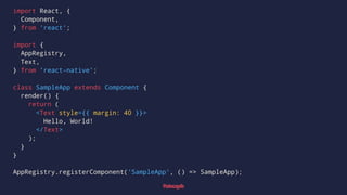 A tour of React Native | PDF