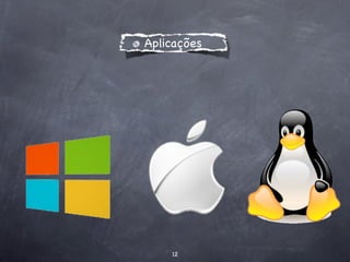 Aplicações




    12
 