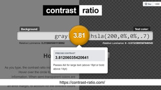 https://contrast-ratio.com/
 