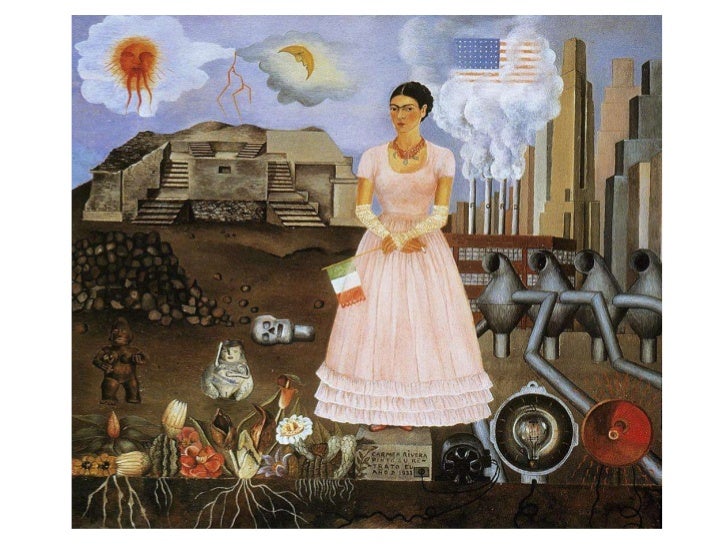 Autoportrait Sur La Frontière Entre Le Mexique Et Les états-unis Frontière