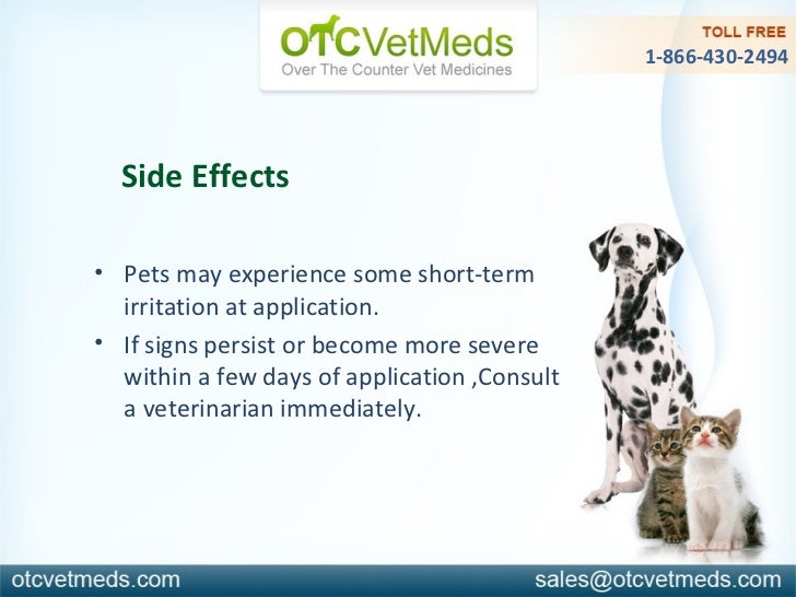 frontline for dogs side effects