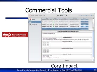 Commercial Tools




                               Core 2006
  Program Overview - GIAC Certification ©
                  ...