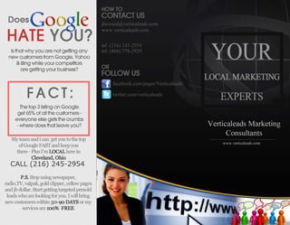 Can customers find you online?