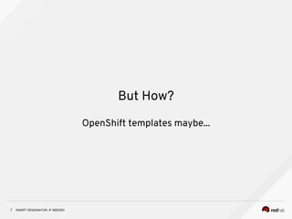 Front matter: Next Level Front End Deployments on OpenShift | PDF