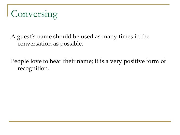 Guest Services in Hospitality Industry