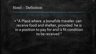Front Office - Hotel and its Classifiaction.pptx