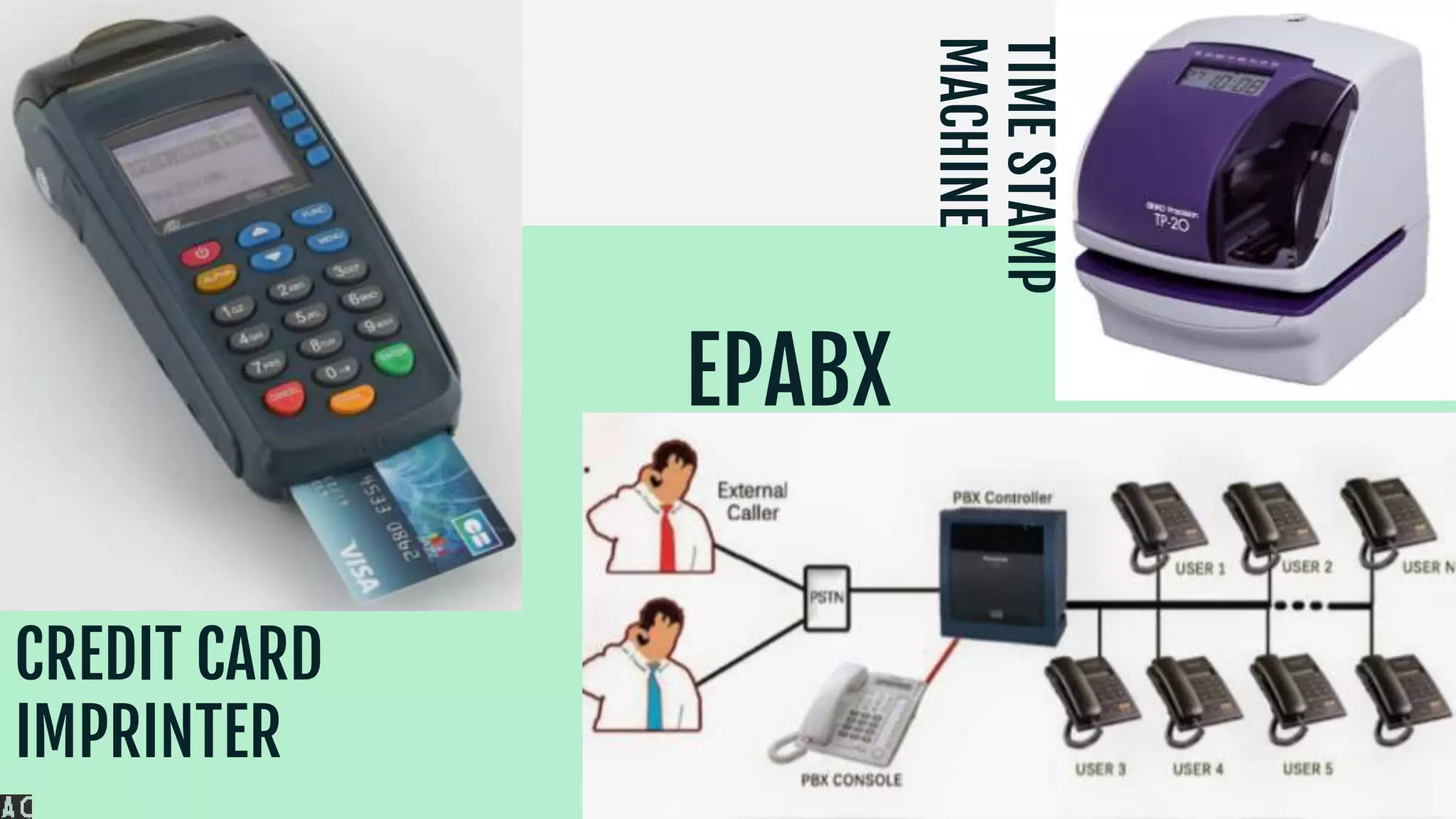 Front Office Equipments | PPTX