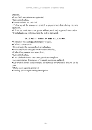 Front office handbook | PDF