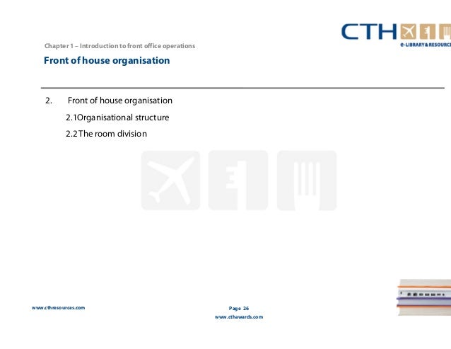 Front Office Operations
