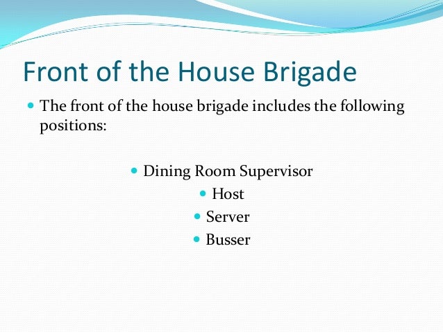 Dining Room Supervisor No Experience Dining Room Supervisor No Experience