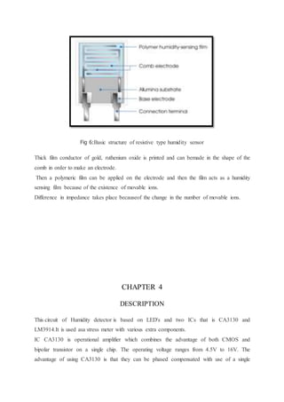 project report on humidity detector | DOCX