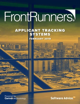 Powered by
	 Methodology
APPLICANT TRACKING
SYSTEMS
FEBRUARY 2019
 