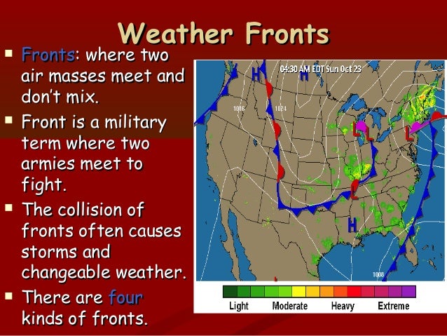 weather fronts