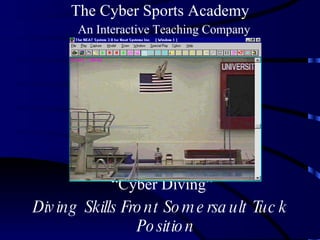 The Cyber Sports Academy   An Interactive Teaching Company  Presents…… ,[object Object],[object Object]