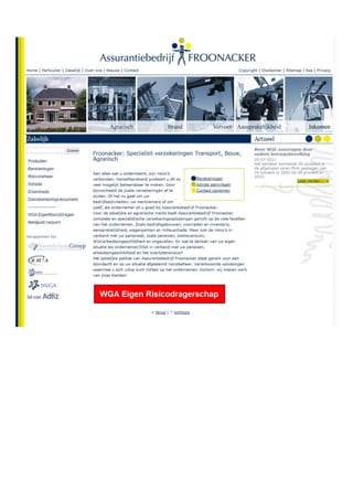 TGJ Communicatie Froonacker Assurantiën webdesign en teksten