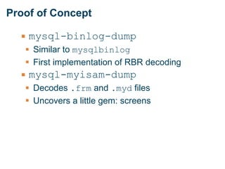 MySQL Proxy: Architecture and concepts of misuse | PDF