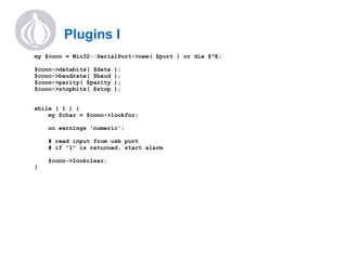 Device::SerialPort zum Auslesen der Arduino-Daten 