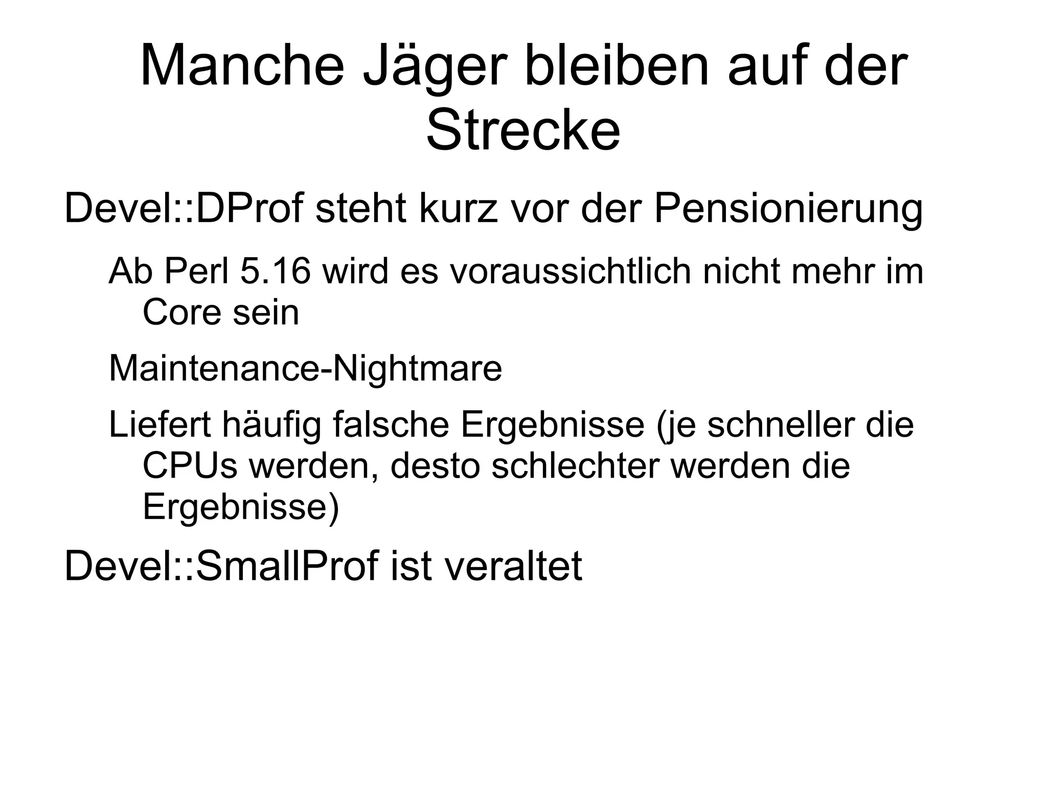 Inklusive I/O, Datenbanken, etc. 