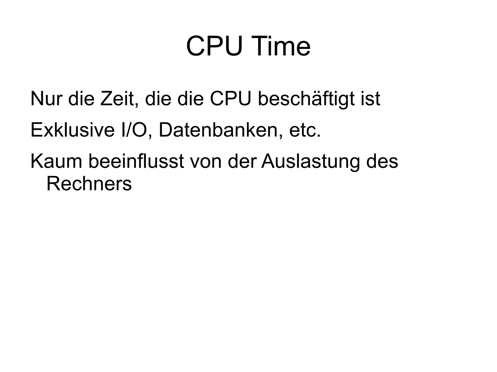 Profiling für den Perl-Programmierer 