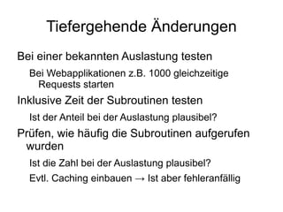 Tests wesentlich verbessert 